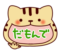 Cat character sticker #984002