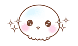 Merry friends of a jellyfish and the sea sticker #984087