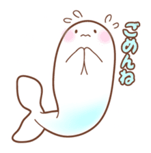 Merry friends of a jellyfish and the sea sticker #984103