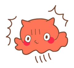 Merry friends of a jellyfish and the sea sticker #984109