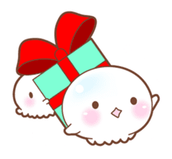 Merry friends of a jellyfish and the sea sticker #984126