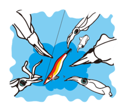 squid fishing / Eging sticker #984143