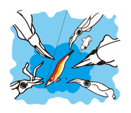 squid fishing / Eging sticker #984143