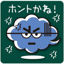 The Johnny Sticker of clouds sticker #984312