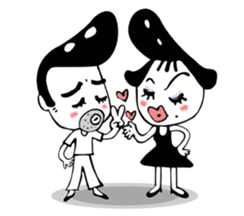 Miss. Chunjiao and Mr.Zhiming sticker #984352