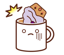 cup cake cafe sticker #984496