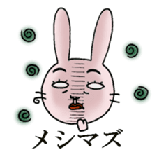 Daily life of funny rabbit sticker #984654