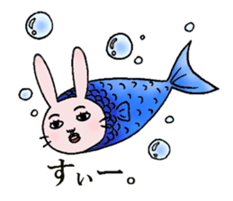 Daily life of funny rabbit sticker #984655