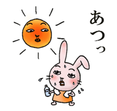 Daily life of funny rabbit sticker #984660