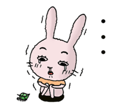 Daily life of funny rabbit sticker #984664