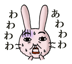 Daily life of funny rabbit sticker #984668