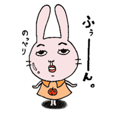 Daily life of funny rabbit sticker #984672