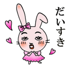 Daily life of funny rabbit sticker #984674