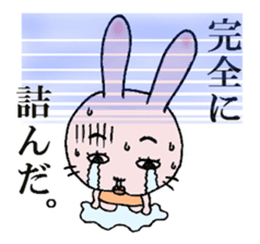 Daily life of funny rabbit sticker #984678