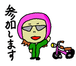 three-wheel rider helmets sticker #984768