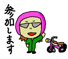 three-wheel rider helmets sticker #984768