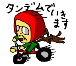 three-wheel rider helmets sticker #984772