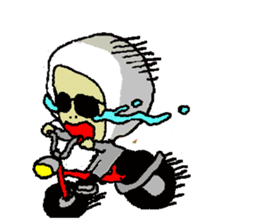 three-wheel rider helmets sticker #984773