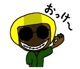 three-wheel rider helmets sticker #984790