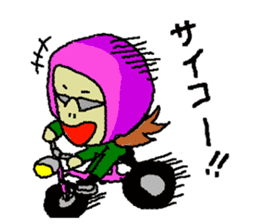three-wheel rider helmets sticker #984792
