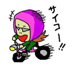 three-wheel rider helmets sticker #984792