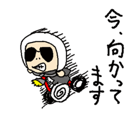 three-wheel rider helmets sticker #984798