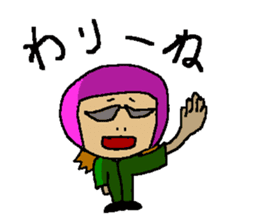 three-wheel rider helmets sticker #984803