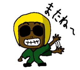 three-wheel rider helmets sticker #984806