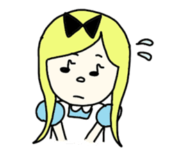 Alice in dailyland sticker #984859