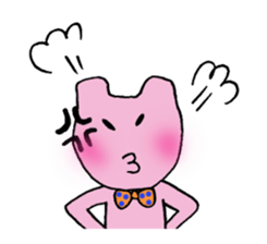 Green&Pink comedy sticker #985375