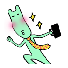 Green&Pink comedy sticker #985377