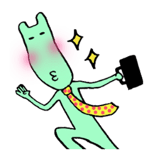 Green&Pink comedy sticker #985377