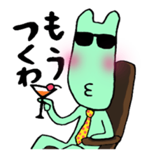 Green&Pink comedy sticker #985385