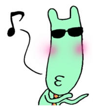 Green&Pink comedy sticker #985389