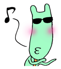 Green&Pink comedy sticker #985389