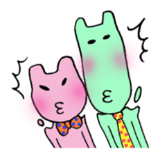 Green&Pink comedy sticker #985395