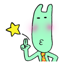 Green&Pink comedy sticker #985400