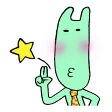 Green&Pink comedy sticker #985400