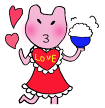 Green&Pink comedy sticker #985406