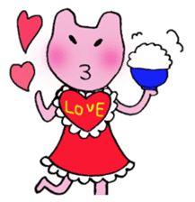 Green&Pink comedy sticker #985406