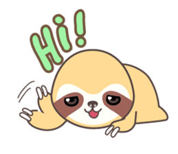 Soni, the cute little sloth sticker #985409