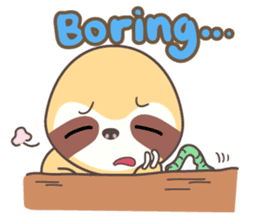 Soni, the cute little sloth sticker #985412