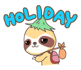 Soni, the cute little sloth sticker #985416