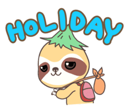 Soni, the cute little sloth sticker #985416