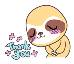 Soni, the cute little sloth sticker #985418