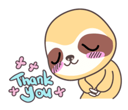 Soni, the cute little sloth sticker #985418
