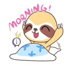 Soni, the cute little sloth sticker #985422