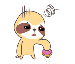 Soni, the cute little sloth sticker #985429