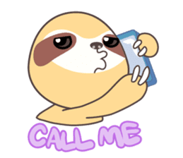 Soni, the cute little sloth sticker #985432