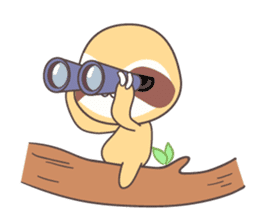 Soni, the cute little sloth sticker #985435